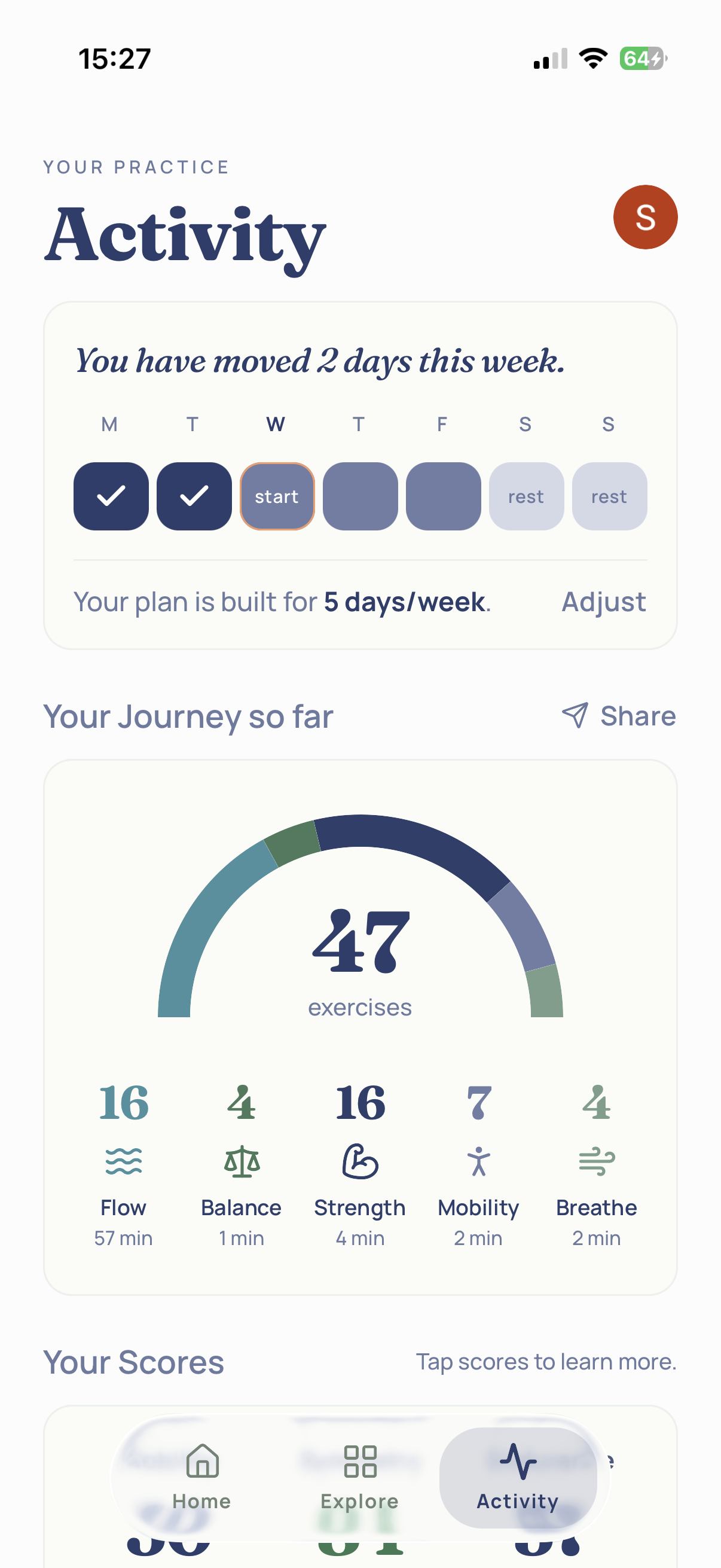 Glen app - Activity