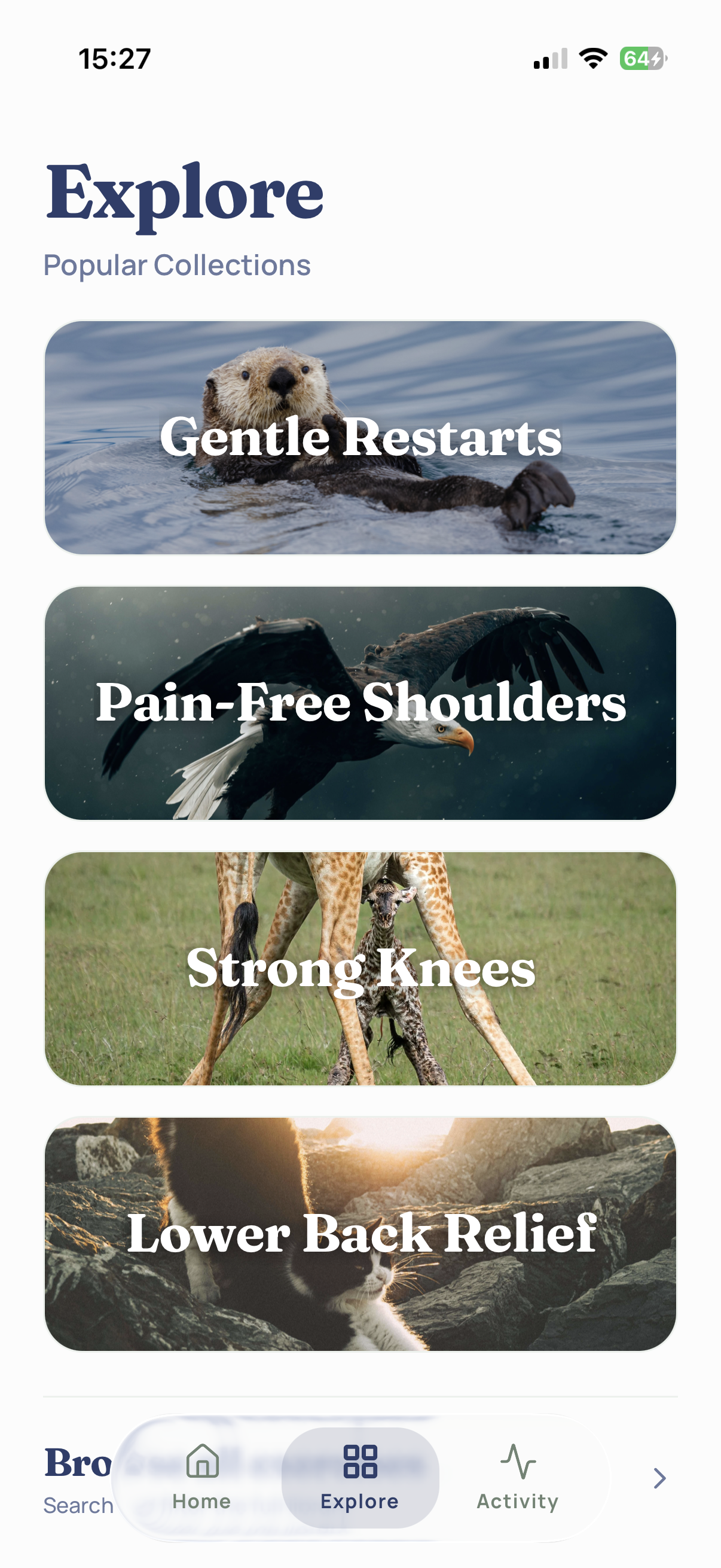Glen app - Explore